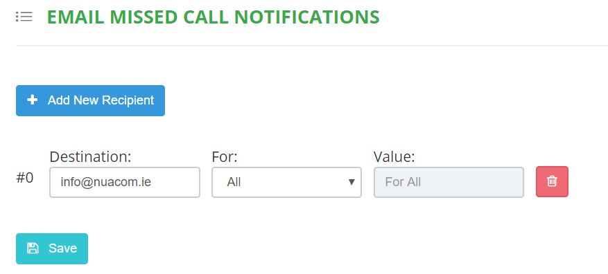 How to set up missed call email notifications NUACOM Help Center